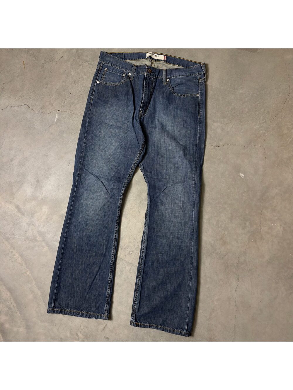 Levi's 527 Boot Cut Jeans Mens 34x30 Dark Wash Streetwear